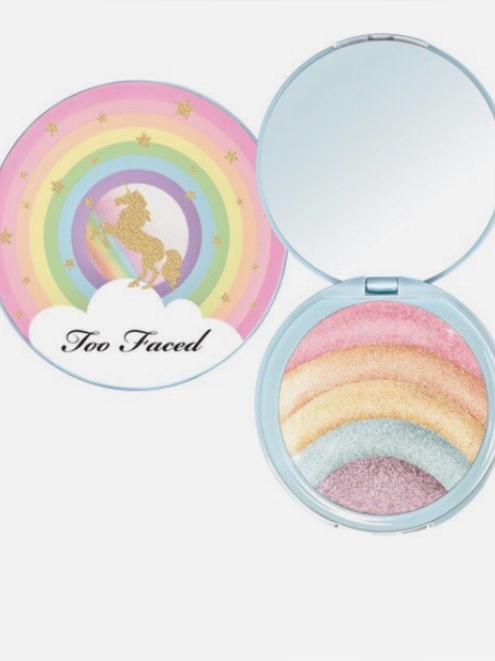 New Toofaced Rainbow Strobe Rainbow Effect Highlighter